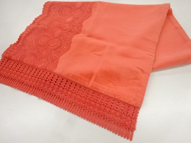 ビロードレース草花模様ショール